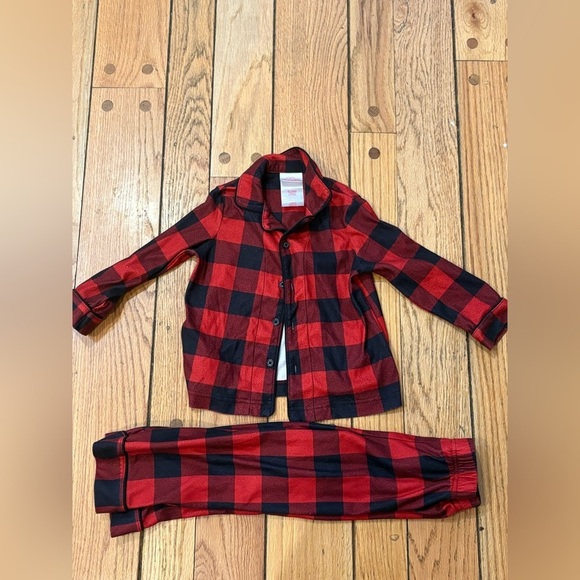 Wondershop Other - Wondershop Kids Plaid Flannel Pajama Set - Red and Black Toddler 2T